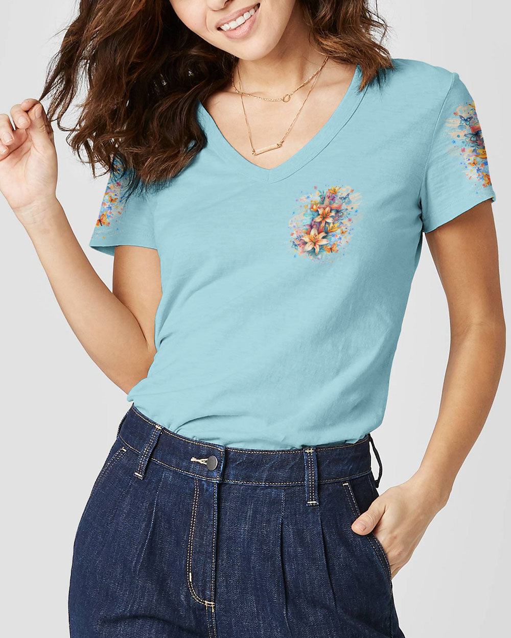 Only God Can Give Us Perfect Peace Women's All Over Print Shirt - Yhlt2602241