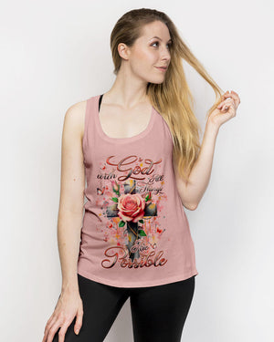 With God All Things Are Possible Women's All Over Print Shirt -  Yhlt2603252