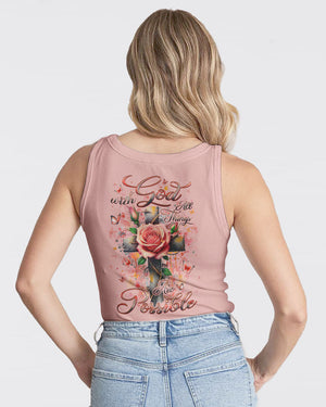 With God All Things Are Possible Women's All Over Print Shirt -  Yhlt2603252