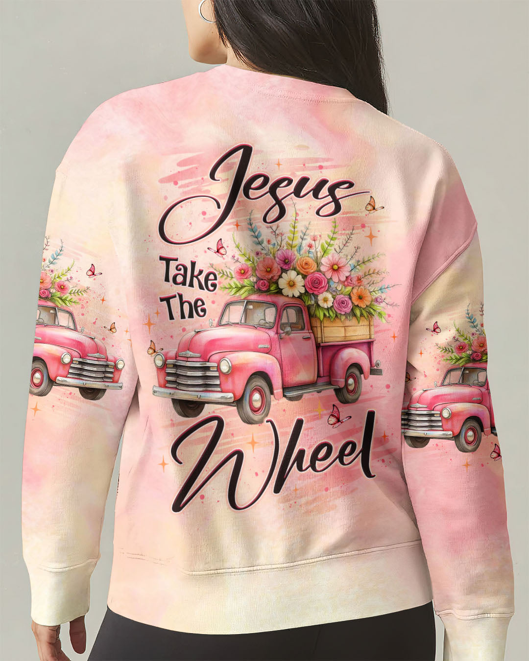 Jesus Take The Wheel Women's All Over Print Shirt - Yhlt2612251
