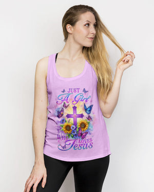 Just A Girl Who Loves Jesus Women's All Over Print Shirt - Yhlt2712233