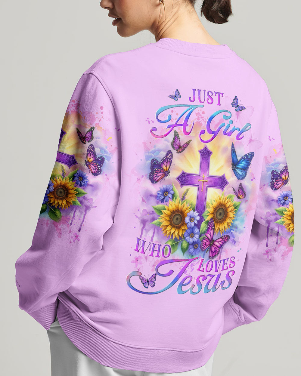 Just A Girl Who Loves Jesus Women's All Over Print Shirt - Yhlt2712233