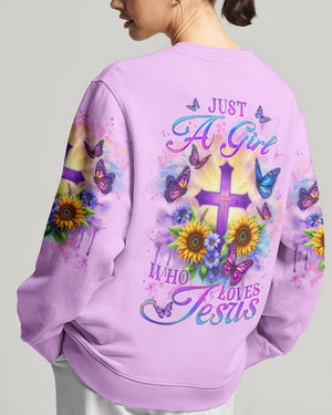 Just A Girl Who Loves Jesus Women's All Over Print Shirt - Yhlt2712233