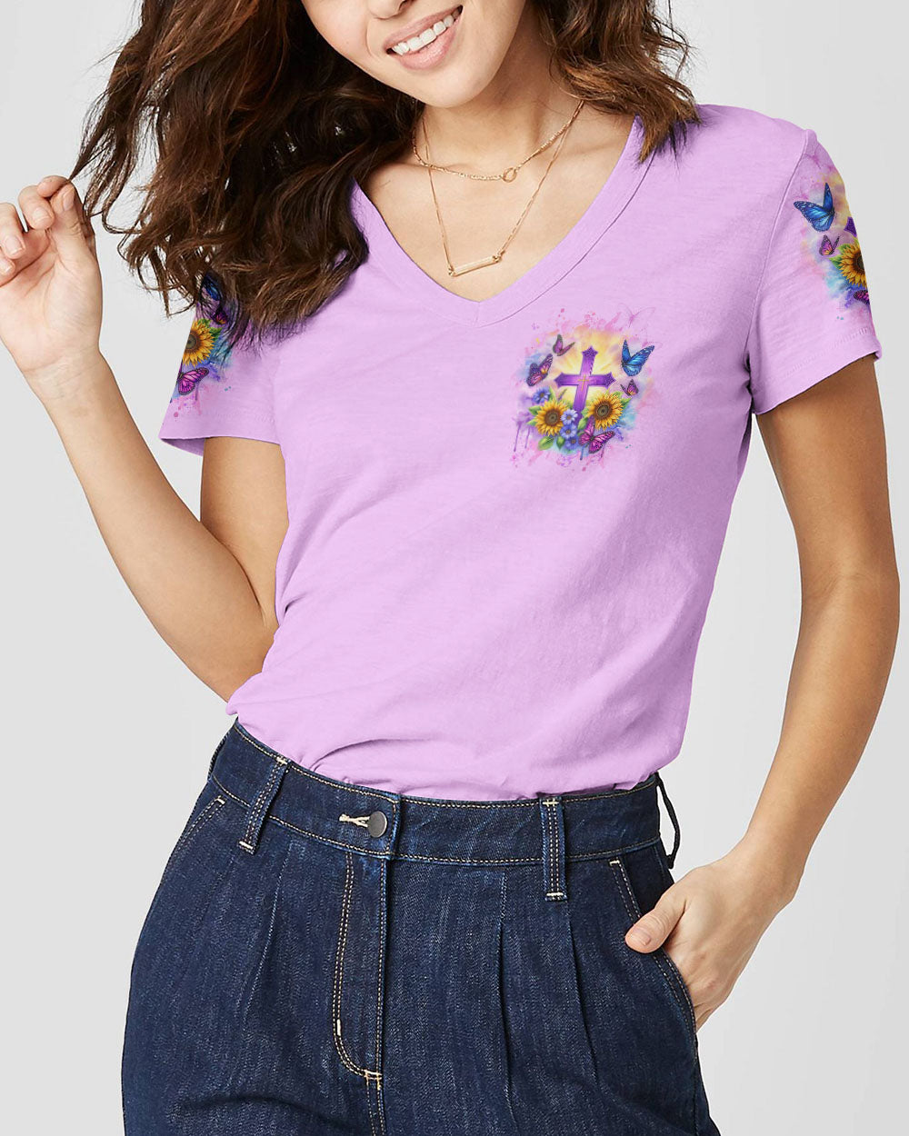 Just A Girl Who Loves Jesus Women's All Over Print Shirt - Yhlt2712233
