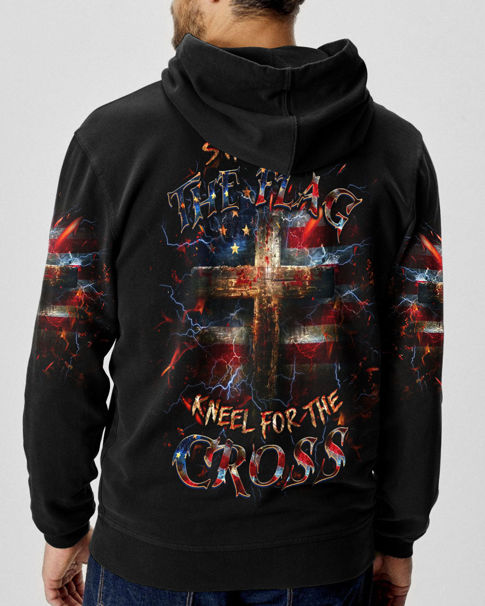 Stand For The Flag Kneel For The Cross Men's All Over Print Shirt - Yhlt2712243