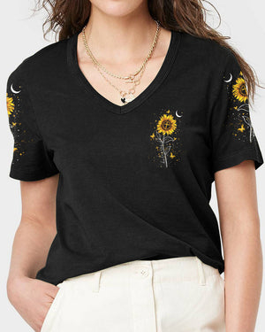 With God All Things Are Possible Sunflower Women's All Over Print Shirt - Yhlt3008243