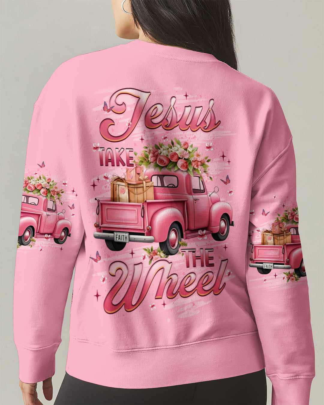 Jesus Take The Wheel Women's All Over Print Shirt - Yhlt3012253