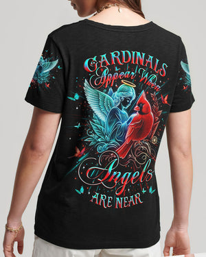 Cardinals Appear When Angels Are Near Women's All Over Print Shirt - Yhlt3103251