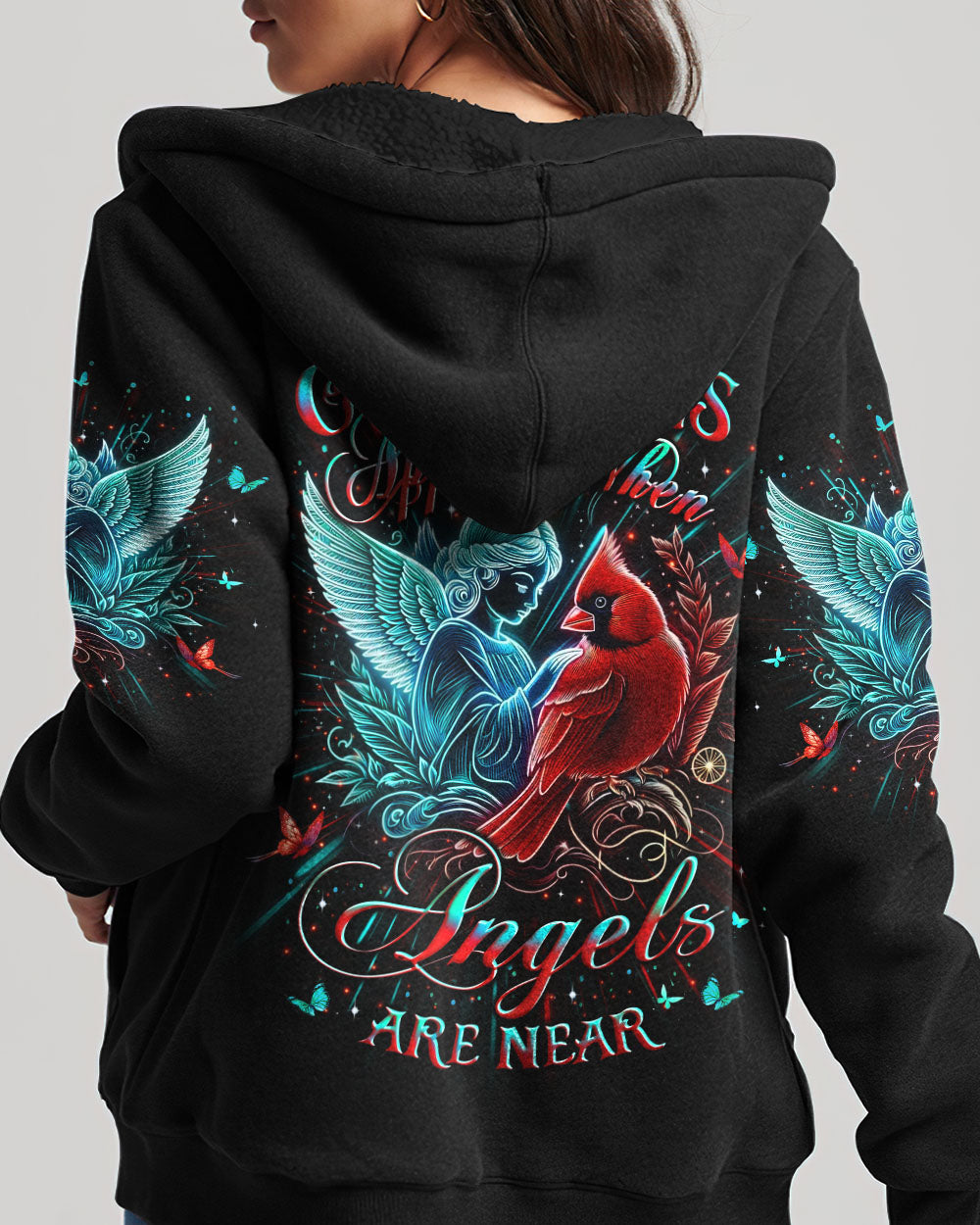 Cardinals Appear When Angels Are Near Women's All Over Print Shirt - Yhlt3103251