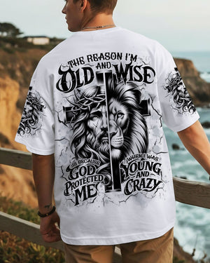 The Reason I’m Old And Wise Lion Men's All Over Print Shirt - Tlno0602261