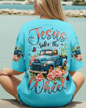 Jesus Take The Wheel Truck Women's All Over Print Shirt - Tlno2811252