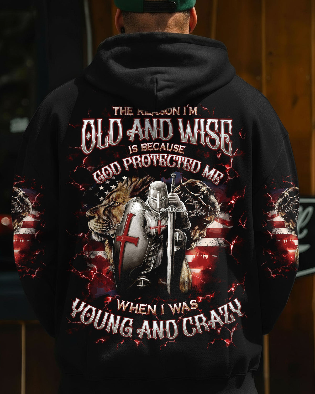 The Reason I’m Old And Wise Lion Men's All Over Print Shirt - Tlno0811251