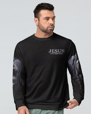 Jesus Is My God My King My Lord Warrior Men's All Over Print Shirt - Ri2406236