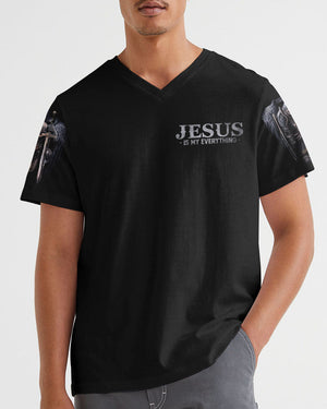 Jesus Is My God My King My Lord Warrior Men's All Over Print Shirt - Ri2406236