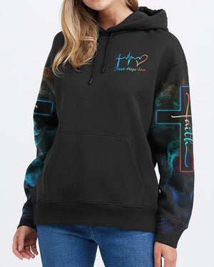 Way Maker Miracle Worker Lion Cross Light Colorful Women's All Over Print Shirt - Tltm2406235