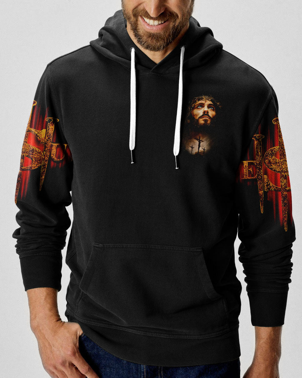 Jesus Is My Savior Crack Flag Men's All Over Print Shirt - Tltw260423