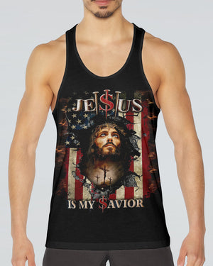 Jesus Is My Savior Crack Flag Men's All Over Print Shirt - Tltw260423