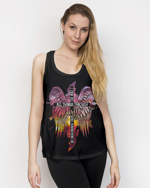 I Can Do All Things Through Christ Sunset Beach Women's All Over Print Shirt - Tlty2506231