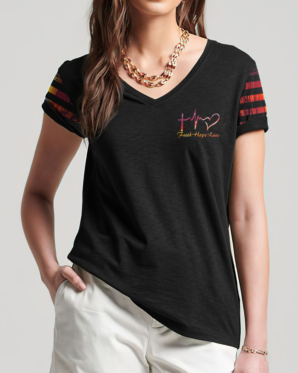 I Can Do All Things Through Christ Sunset Beach Women's All Over Print Shirt - Tlty2506231