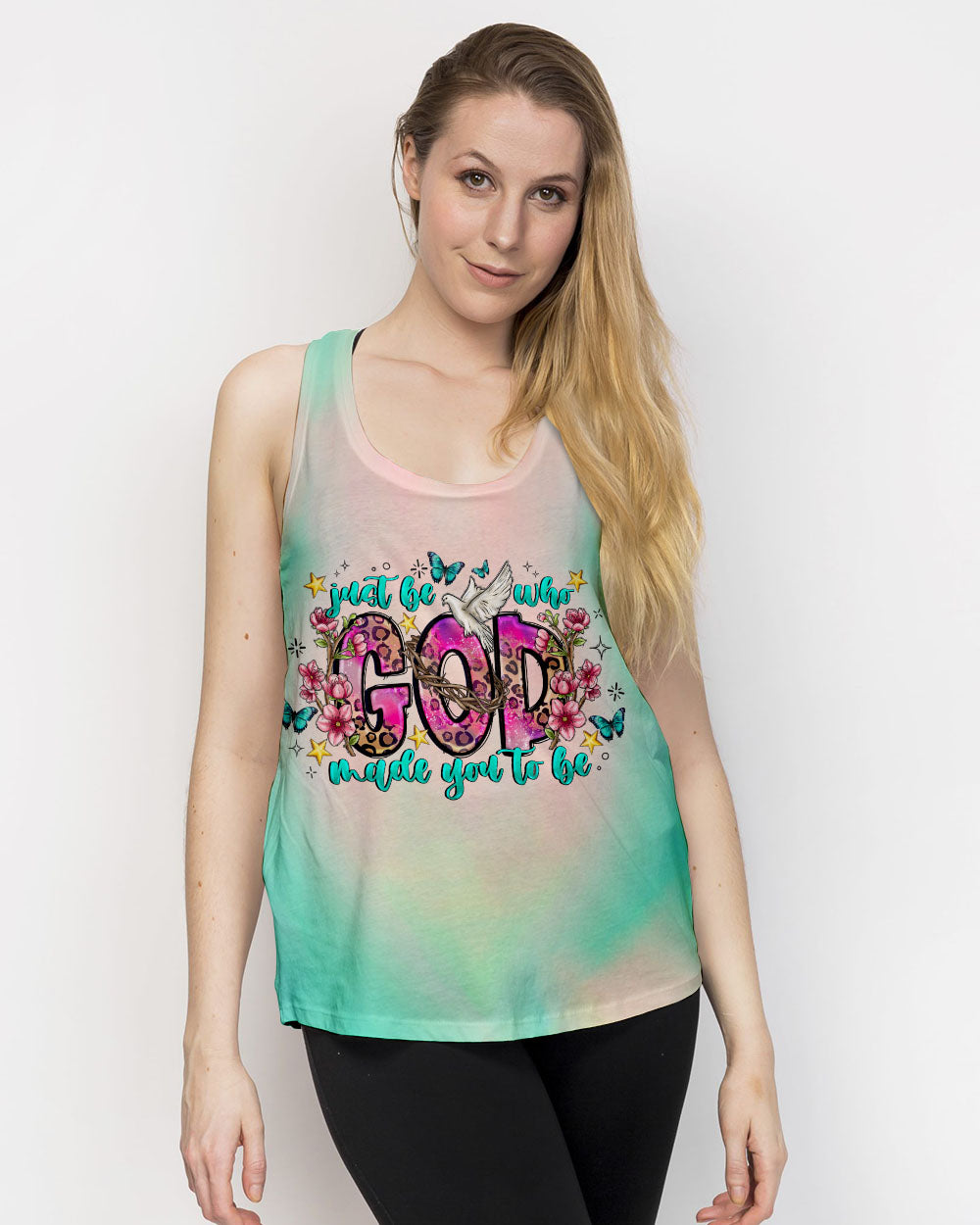 Just Be Who God Made You To Be Women's All Over Print Shirt - Tlno1207234