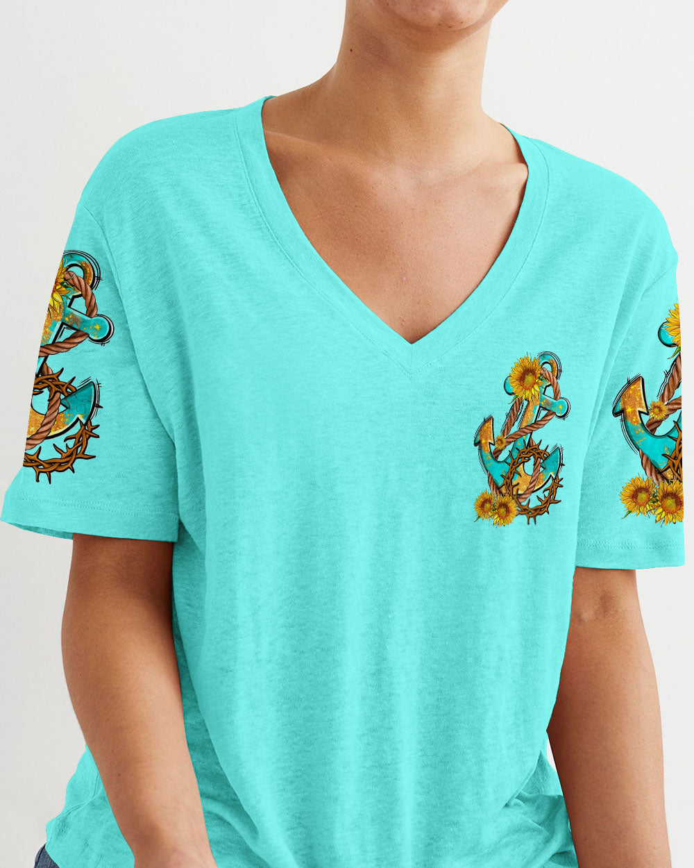 Jesus Is The Anchor Of My Soul Women's All Over Print Shirt - Tlnz0307234
