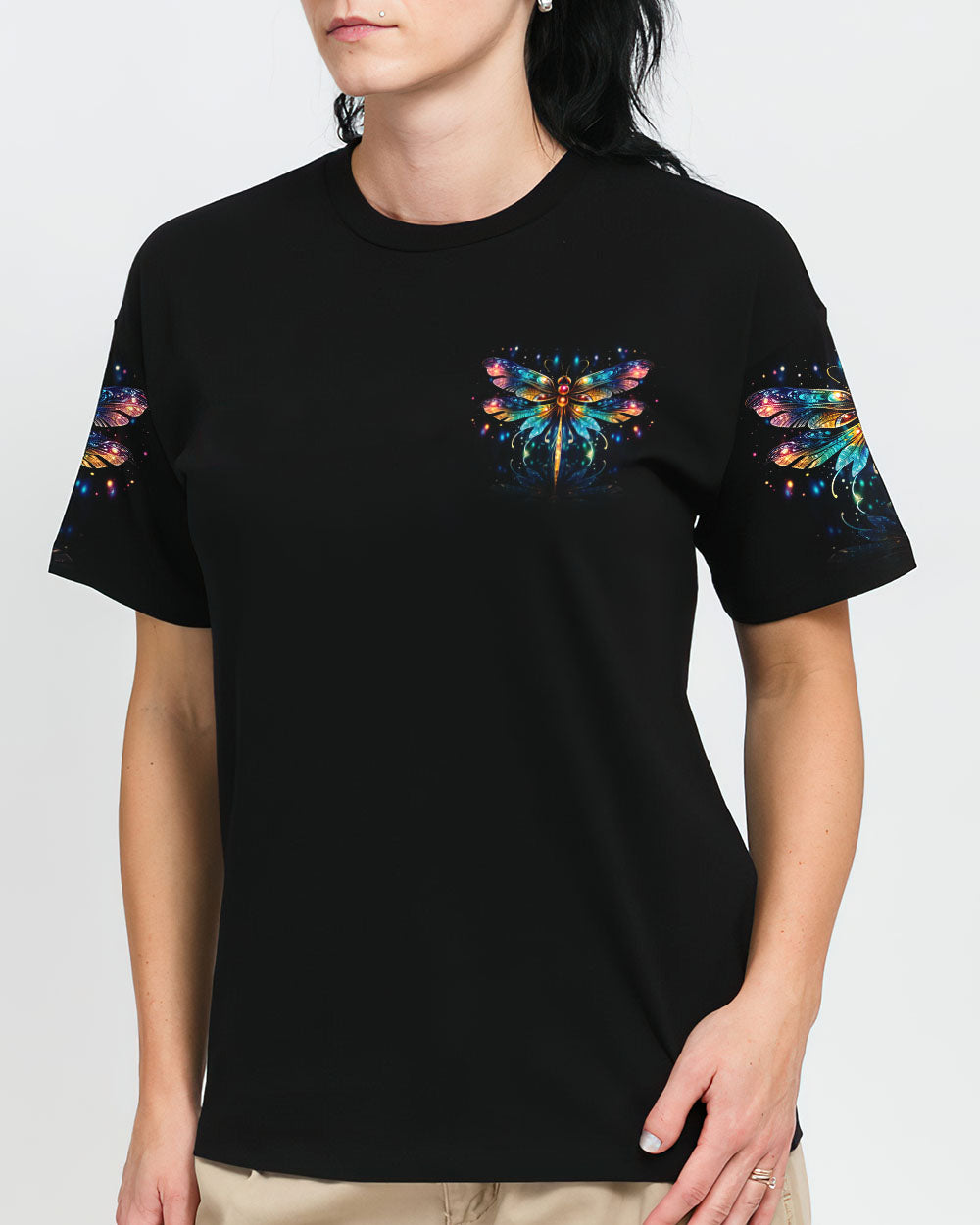 Hope And Faith Are My Wings Dragonfly Women's All Over Print Shirt - Ty0307232