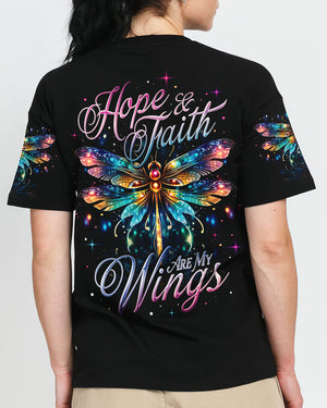 Hope And Faith Are My Wings Dragonfly Women's All Over Print Shirt - Ty0307232