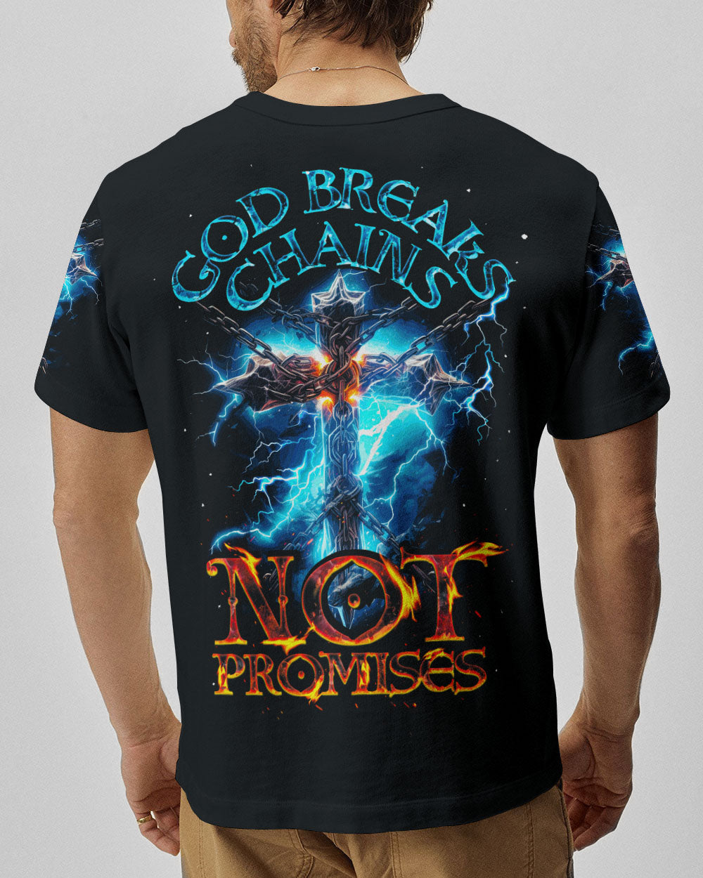 God Breaks Chains Not Promises Men's All Over Print Shirt - Ty0307233