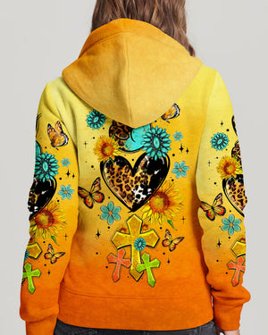 Peace Love Cross Women's All Over Print Shirt - Ty0707232
