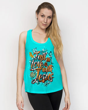 Fall In Love With Jesus Women's All Over Print Shirt - Ty1007231