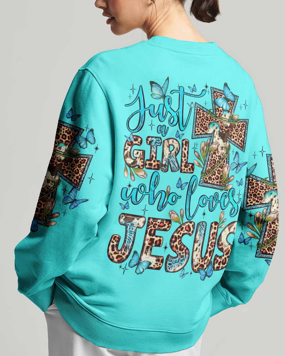 Just A Girl Who Loves Jesus Women's All Over Print Shirt - Ty2406231