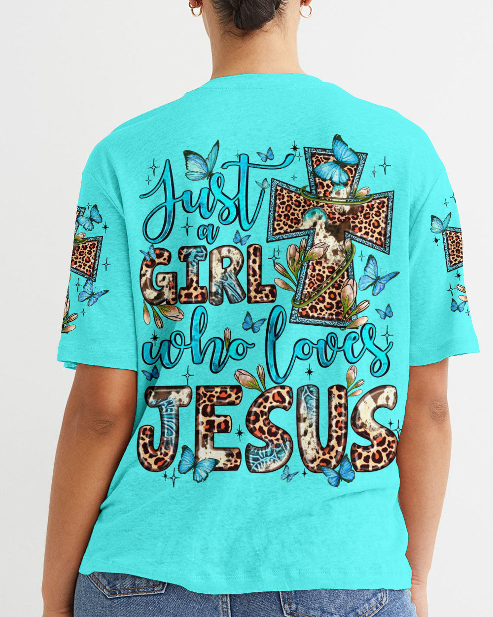 Just A Girl Who Loves Jesus Women's All Over Print Shirt - Ty2406231