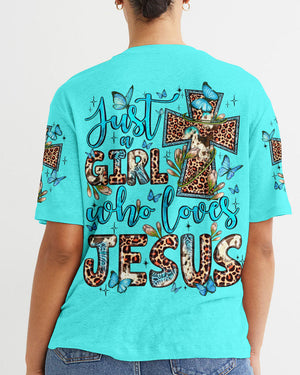 Just A Girl Who Loves Jesus Women's All Over Print Shirt - Ty2406231
