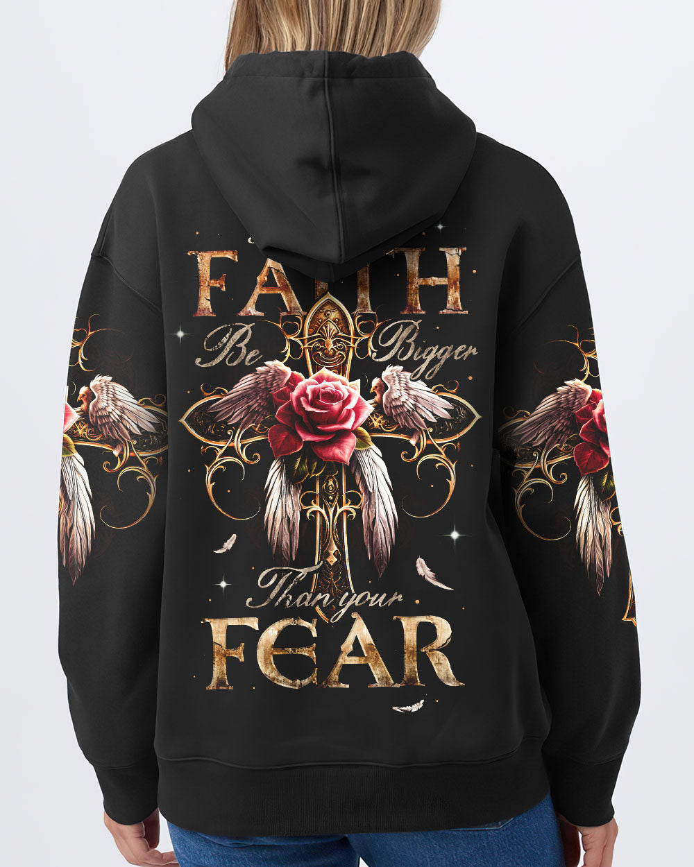 Let Your Faith Be Bigger Than Your Fear Women's All Over Print Shirt - Ty2606231