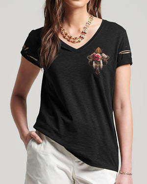 Let Your Faith Be Bigger Than Your Fear Women's All Over Print Shirt - Ty2606231