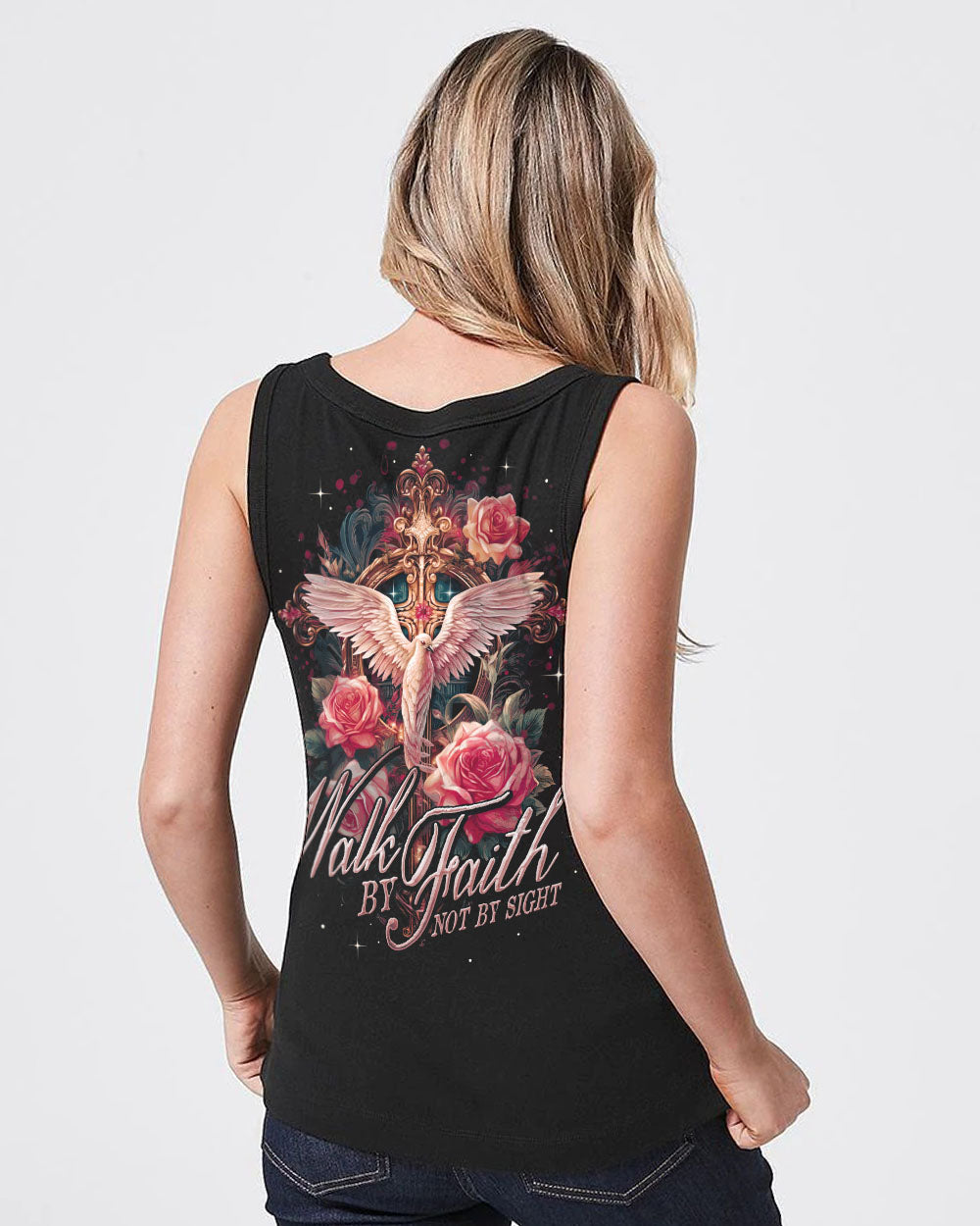 Walk By Faith Not By Sight Women's All Over Print Shirt - Ty2606233