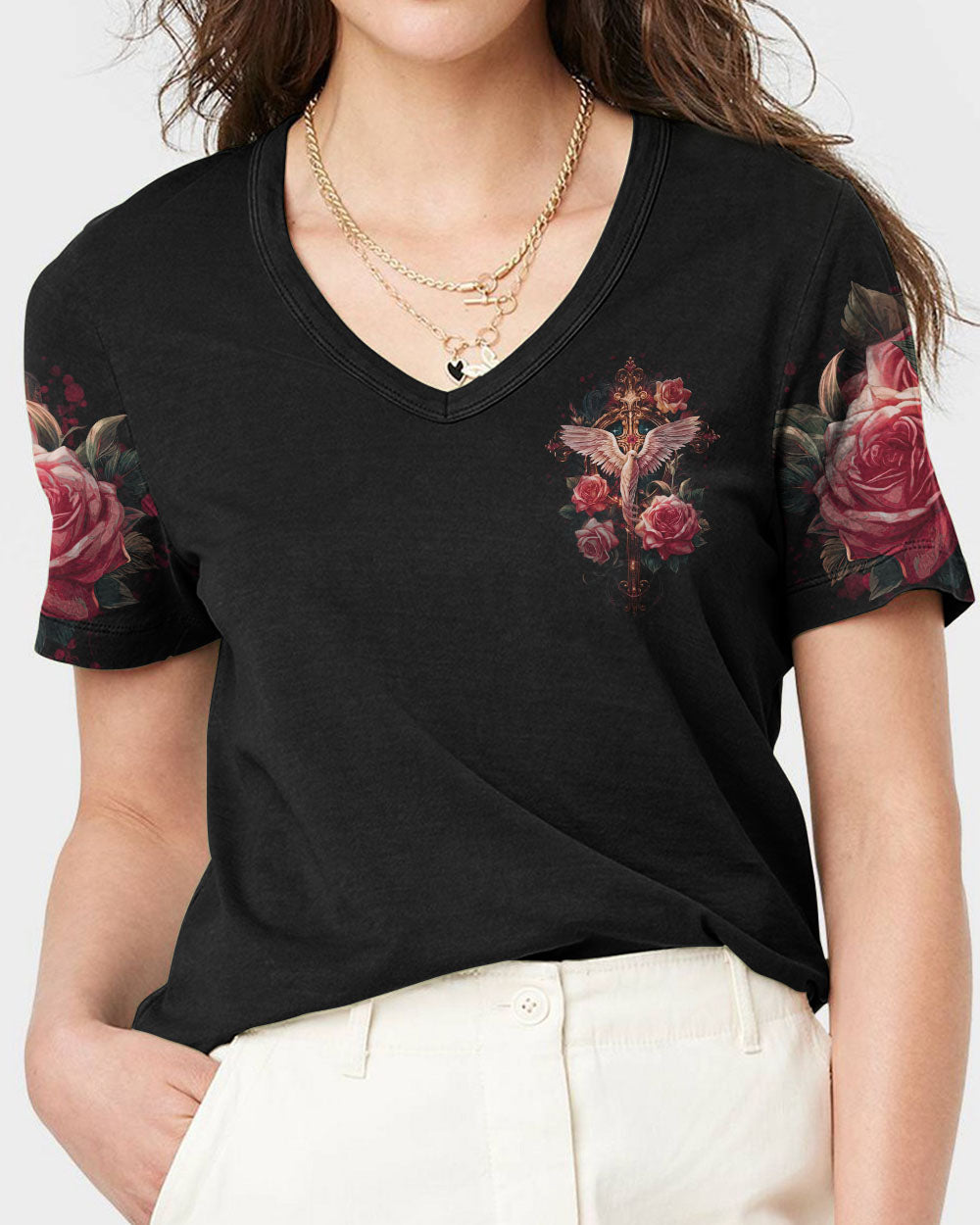 Walk By Faith Not By Sight Women's All Over Print Shirt - Ty2606233