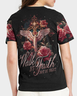 Walk By Faith Not By Sight Women's All Over Print Shirt - Ty2606233