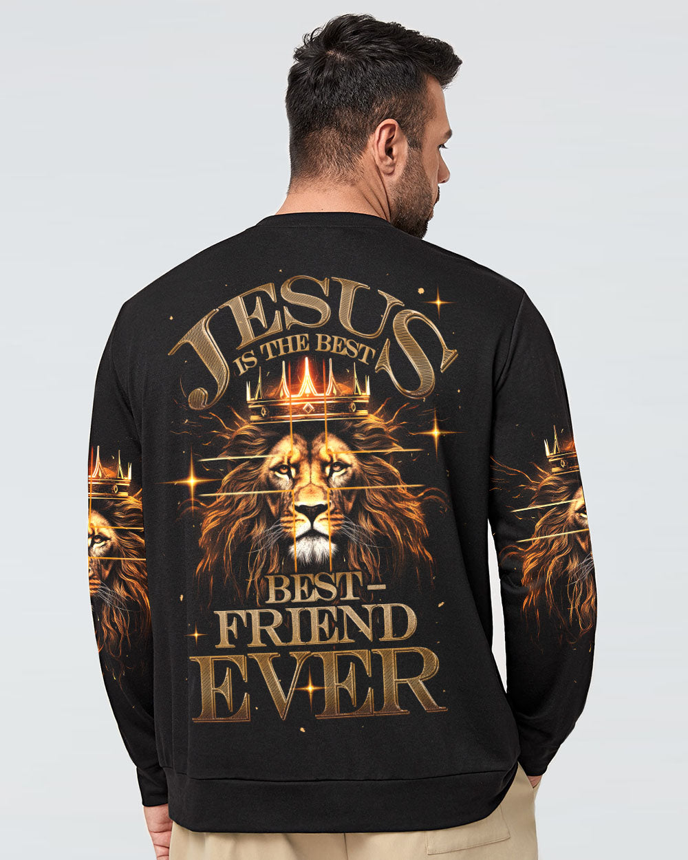 Jesus Is The Best Lion Men's All Over Print Shirt - Ty2806231