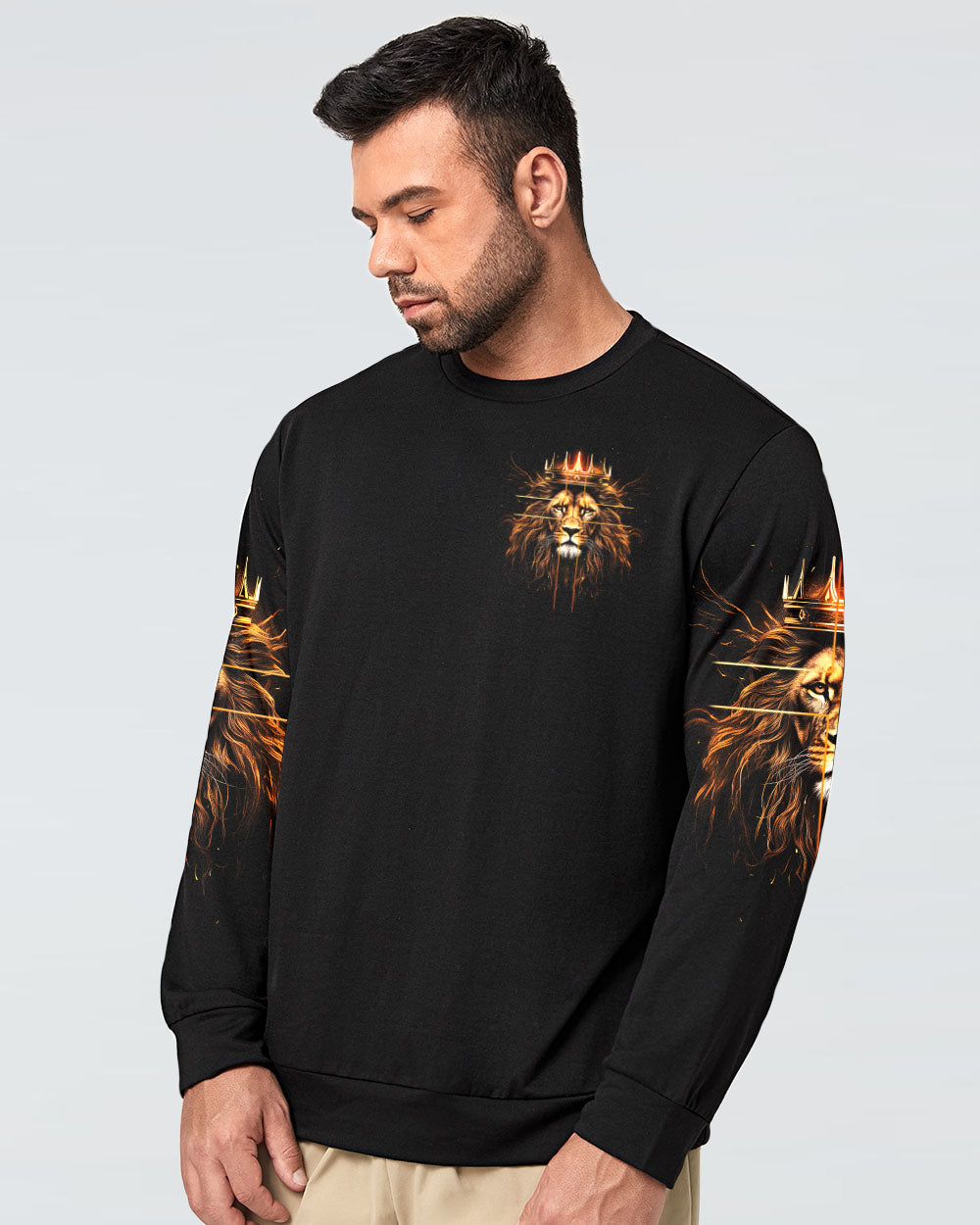 Jesus Is The Best Lion Men's All Over Print Shirt - Ty2806231