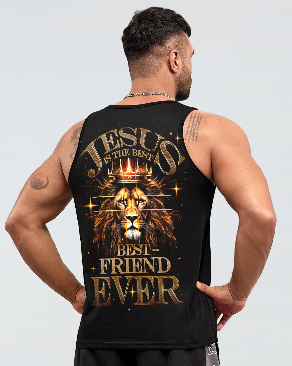 Jesus Is The Best Lion Men's All Over Print Shirt - Ty2806231