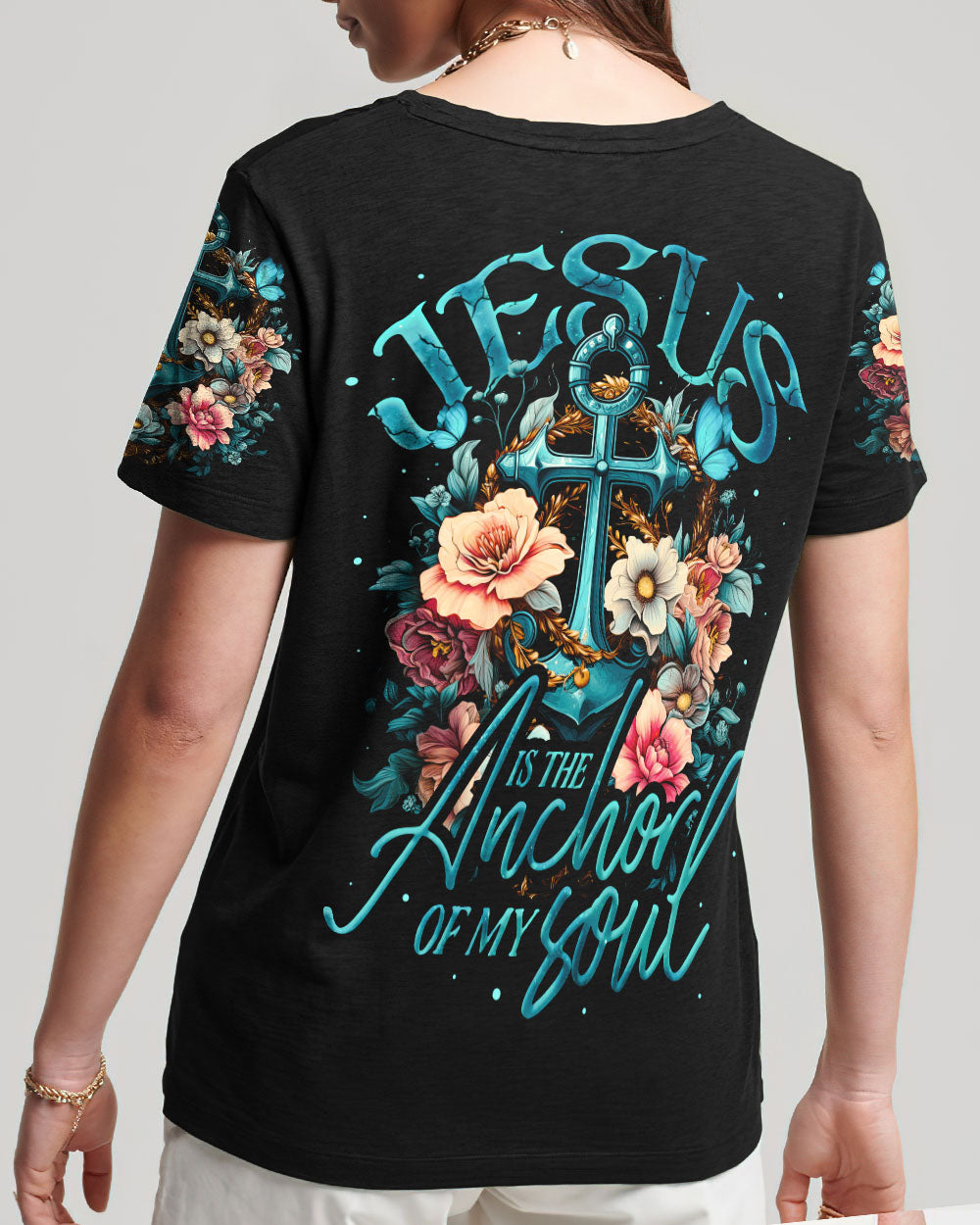 Jesus Is The Anchor Of My Soul Women's All Over Print Shirt - Ty2806231