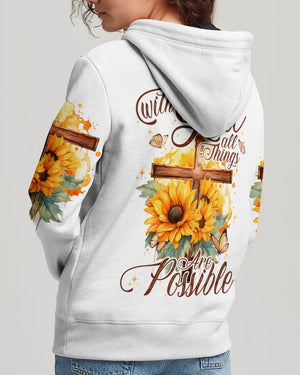 With God All Things Are Possible Women's All Over Print Shirt - Tytd2606231