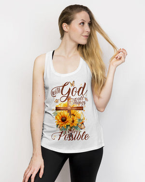 With God All Things Are Possible Women's All Over Print Shirt - Tytd2606231