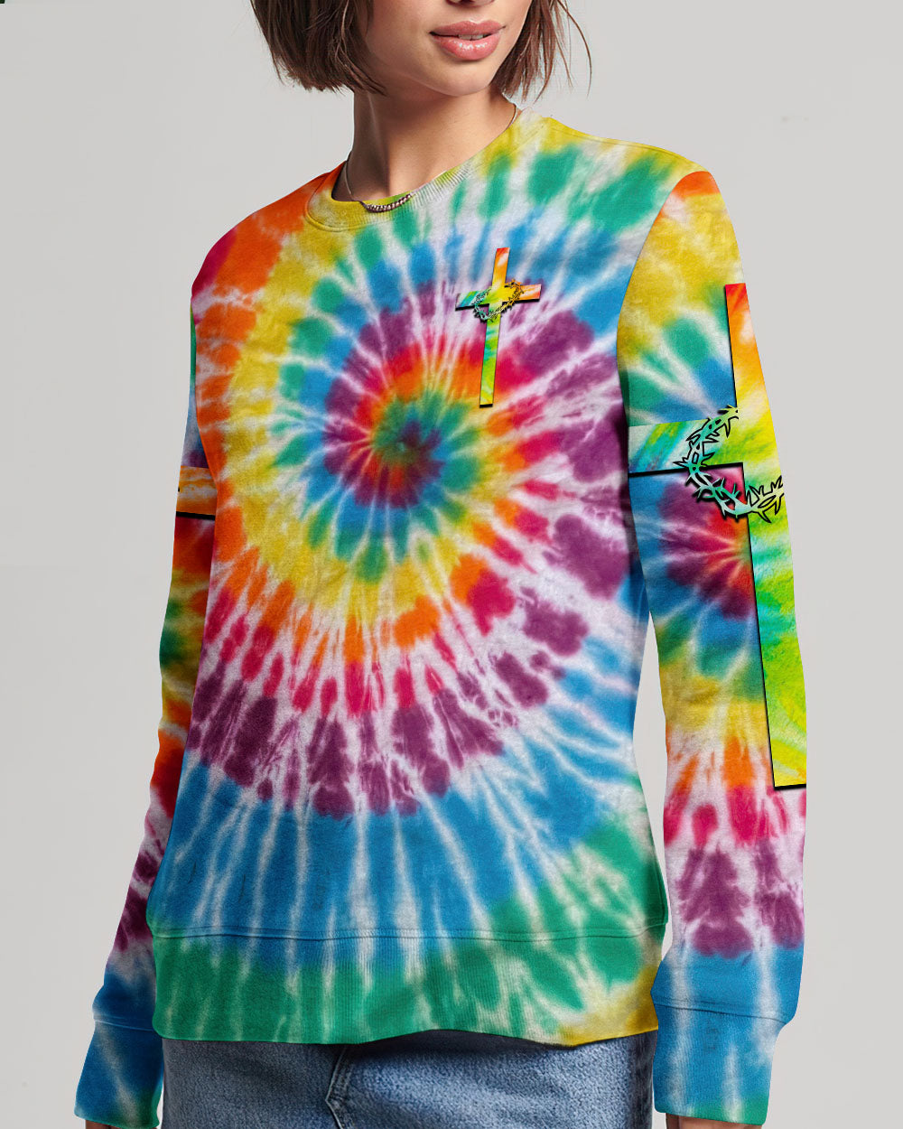 Promise Keeper Light In The Darkness Tie Dye Women's All Over Print Shirt - Tytd2606232