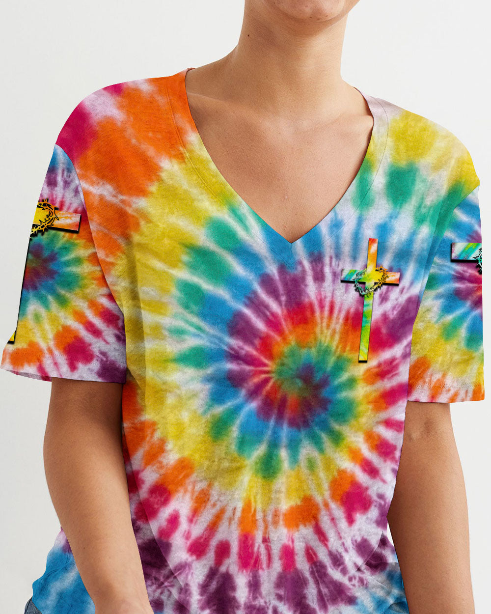 Promise Keeper Light In The Darkness Tie Dye Women's All Over Print Shirt - Tytd2606232