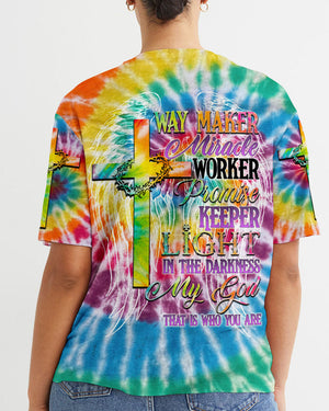 Promise Keeper Light In The Darkness Tie Dye Women's All Over Print Shirt - Tytd2606232