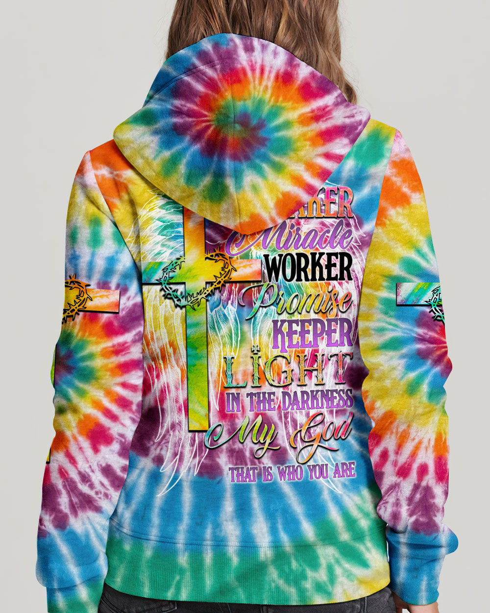 Promise Keeper Light In The Darkness Tie Dye Women's All Over Print Shirt - Tytd2606232
