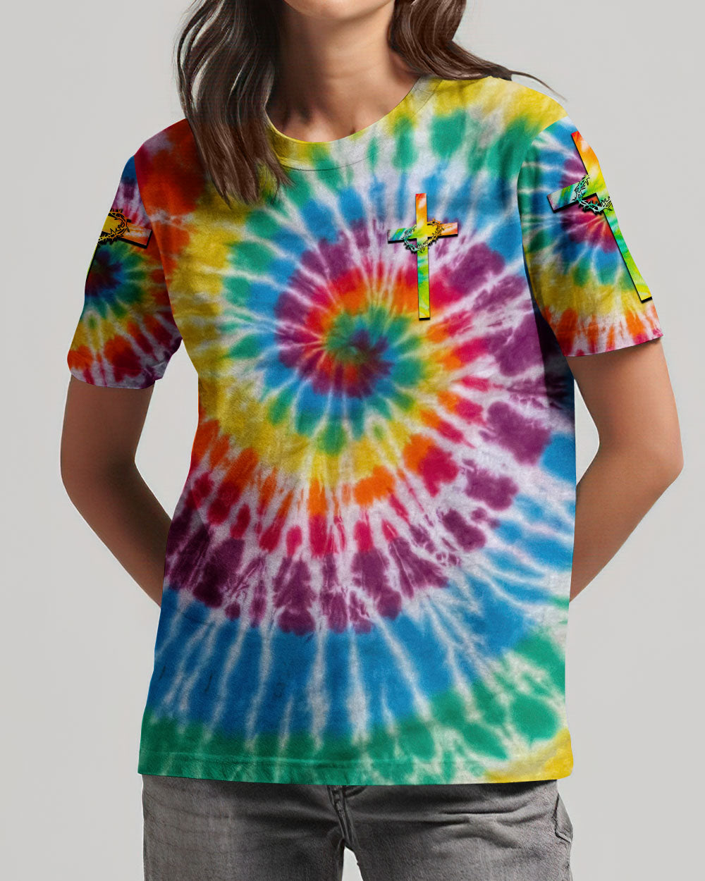 Promise Keeper Light In The Darkness Tie Dye Women's All Over Print Shirt - Tytd2606232