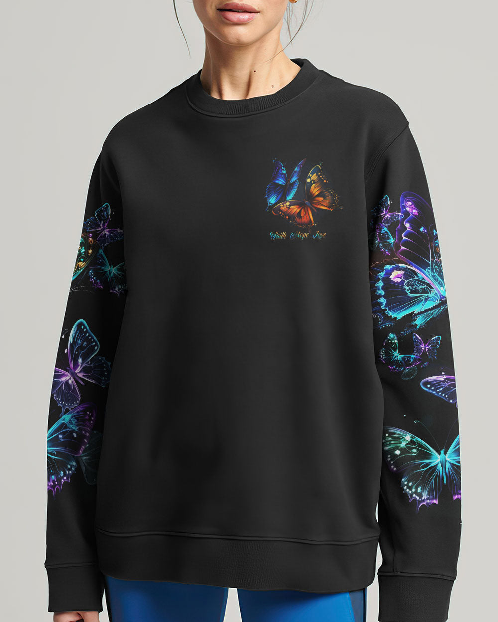 Where There Is Faith Miracles Happen Butterflies Women's All Over Print Shirt - Tytd2706231